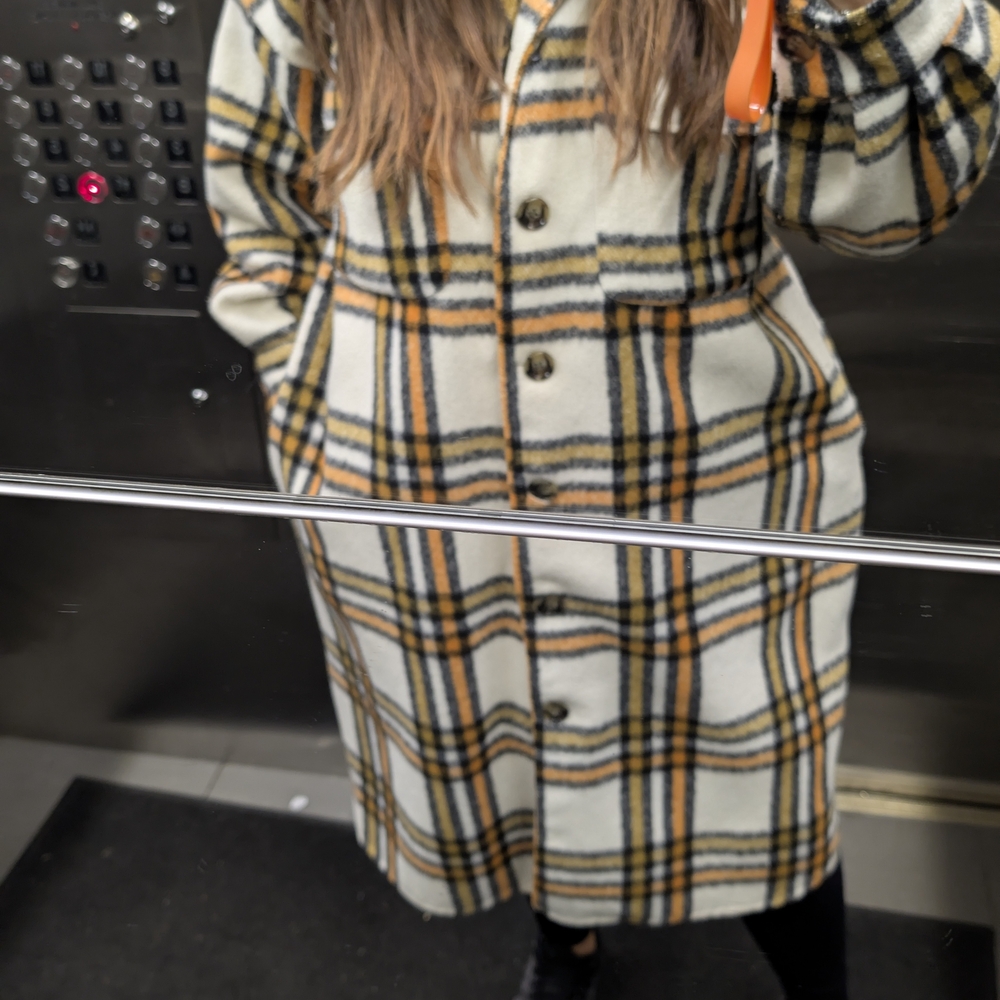 Plaid Women's Coat